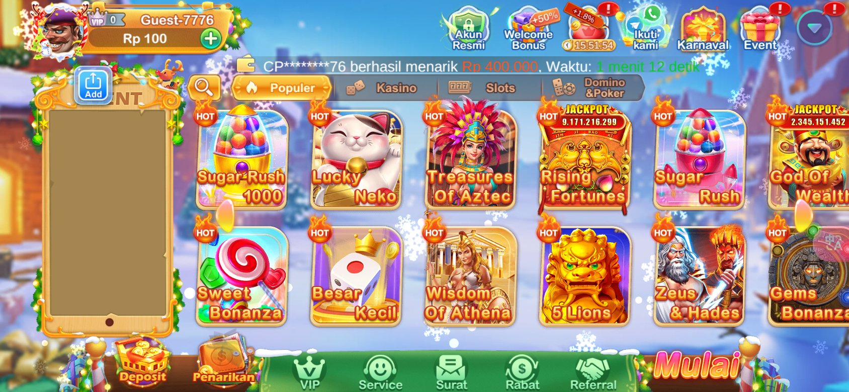 Permainan slot terbaik dengan jackpot hingga miliaran di K3K3 4 2 4 243 0.